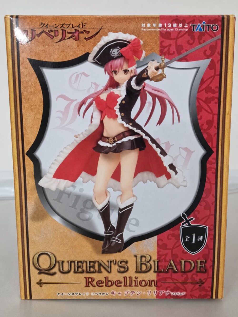 Queen’s Blade Rebellion Captain Liliana Taito Figure 2012 Japanese Import NIB